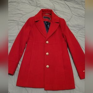 Tommy Hilfiger Women's Scarlet Pea Coat